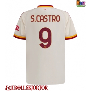 AS Roma Santiago Castro #9 Bortatröja 2026-27 Kortärmad